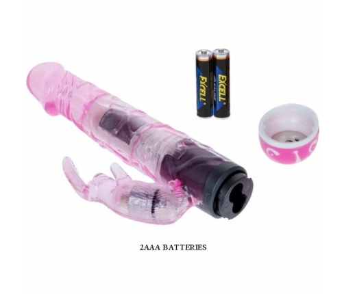 Baile Multispeed Pink Intimate Device with Dual Stimulation, 10 Modes