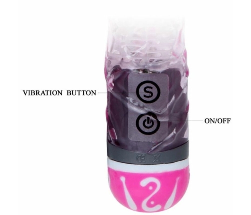 Baile Multispeed Pink Intimate Device with Dual Stimulation, 10 Modes
