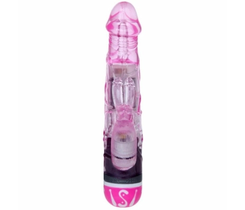 Baile Multispeed Pink Intimate Device with Dual Stimulation, 10 Modes