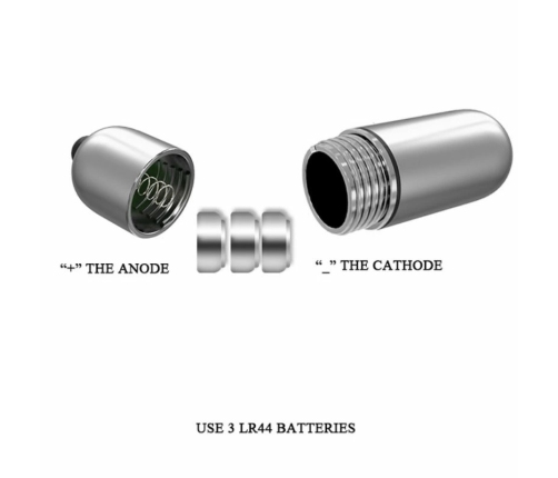 Baile Vibro Finger - Compact Fingertip Vibrating Massage Device, 10 Modes