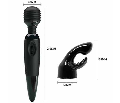 Baile Sensual Massager - Rechargeable Wand with Interchangeable Head