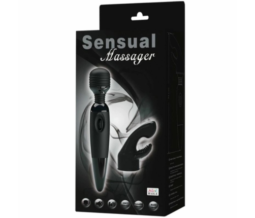 Baile Sensual Massager - Rechargeable Wand with Interchangeable Head