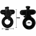 Baile Sweet Ring Black Silicone Intimate Ring with Dolphin Attachment