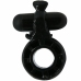 Baile Sweet Ring Black Silicone Intimate Ring with Dolphin Attachment