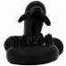Baile Sweet Ring Black Silicone Intimate Ring with Dolphin Attachment