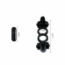 Baile Sweet Ring Double Rabbit Dual Vibrating Silicone Ring Black