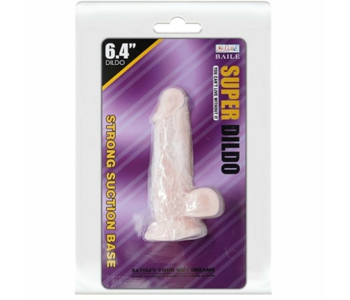 Baile Super Realistic Model 16.5 cm - Flexible Intimate Device, Skin Tone