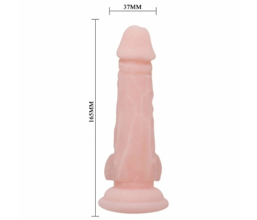 Baile Super Realistic Model 16.5 cm - Flexible Intimate Device, Skin Tone