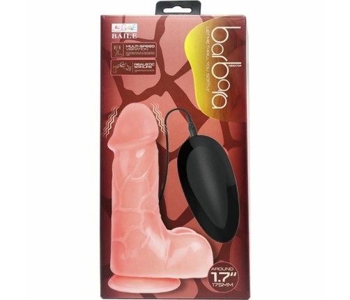 Baile Barbara 21 cm Multi-Speed Vibrating Model with Suction Base