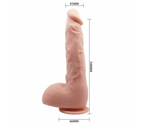 Baile Jason Natural 24 cm Anatomical Model with Suction Base TPR