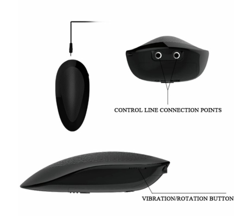 Baile Oliver Rotating Intimate Machine with Multi-Speed Vibration, Beige