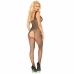 Leg Avenue Fishnet Tank Bodystocking One Size - Crystalized Design