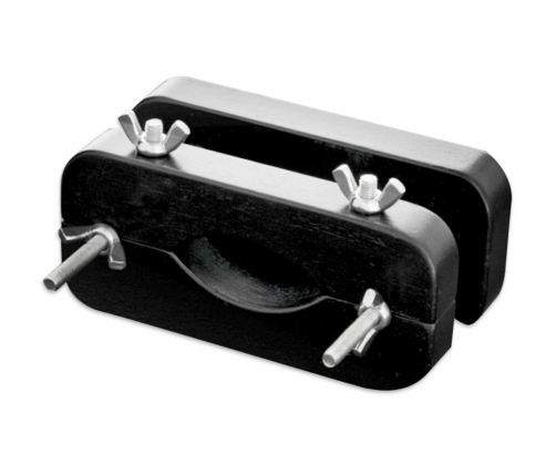 METAL HARD Adjustable Wooden Restraint Device Black 10.4x13.8cm