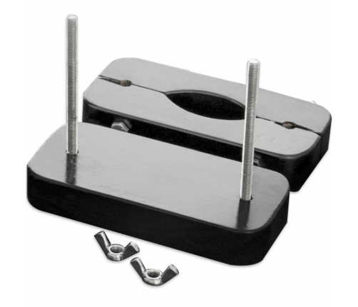 METAL HARD Adjustable Wooden Restraint Device Black 10.4x13.8cm