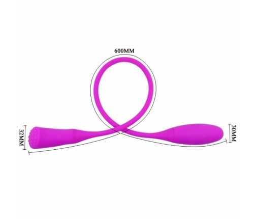 Pretty Love Smart Snaky Dual Motor Flexible Silicone Device, Rechargeable