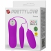 Pretty Love Irma Double Vibrating Egg Silicone Wireless 12 Modes Pink
