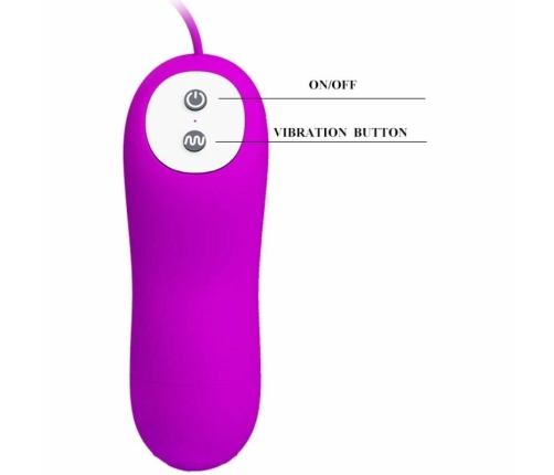 Pretty Love Irma Double Vibrating Egg Silicone Wireless 12 Modes Pink