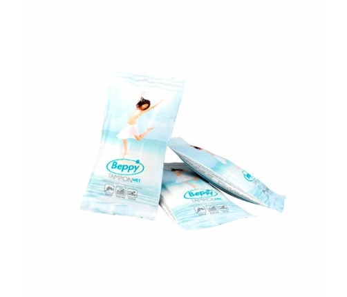 Beppy Soft Comfort Wet Tampons 2-Pack - Anatomical, Lavender Scent