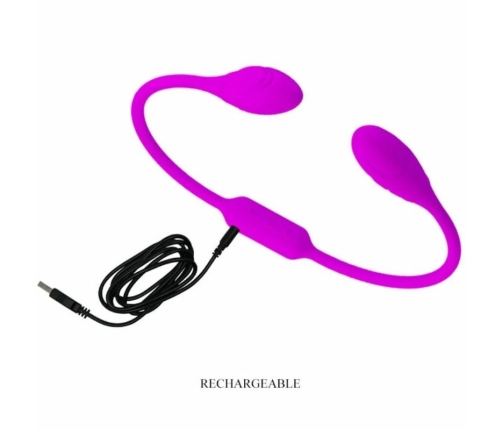 Pretty Love Dream Lovers Flexible Unisex Dual-Motor Vibrating Whip 12 Modes