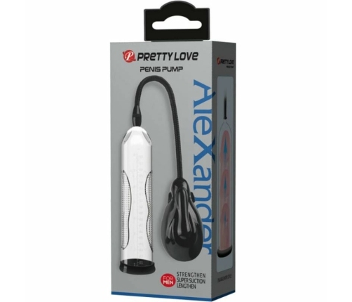 Pretty Love Alexander Automatic Pump - Transparent, Graduated Scale, 3AAA