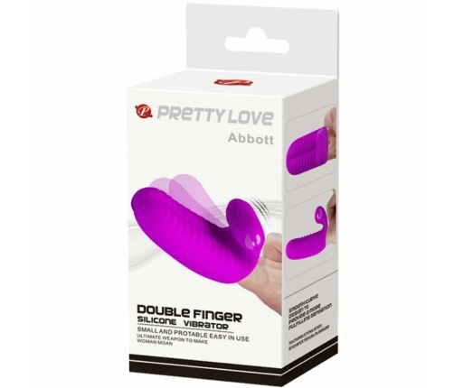 Pretty Love Abbott Lilac Intimate Stimulation Finger Device Silicone