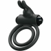 Pretty Love Osmond Silicone Vibrating Support Ring, Waterproof, Black