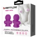 Pretty Love Nipple Stimulators 12M Lilac - Silicone, 12 Modes, USB