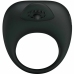 Pretty Love Vibrating Silicone Ring Flexible Design Black