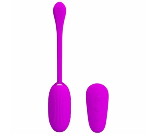 Pretty Love Shock Fun Rechargeable Vibrating Egg with Electro Impulse, Lilac