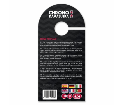 ARIA Play Game Chrono Kamasutra Couples Dice & Timer Set Multilingual