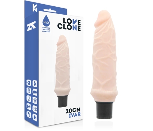 Loveclone Ivar Intimate Device 20 cm Self-Lubricating, Adjustable Vibration