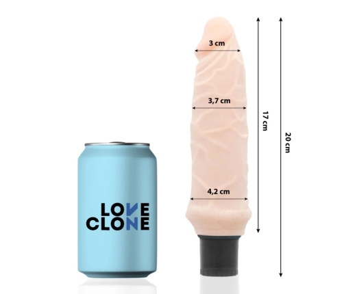 Loveclone Ivar Intimate Device 20 cm Self-Lubricating, Adjustable Vibration