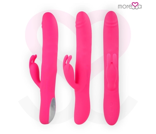 Moressa Somer Premium Multi-Rotation Silicone Intimate Machine 28cm Pink