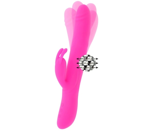 Moressa Somer Premium Multi-Rotation Silicone Intimate Machine 28cm Pink
