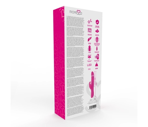 Moressa Somer Premium Multi-Rotation Silicone Intimate Machine 28cm Pink