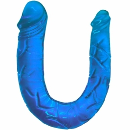 Baile Double Dong Blue - Flexible Dual-Ended Intimate Device, 30.5 cm