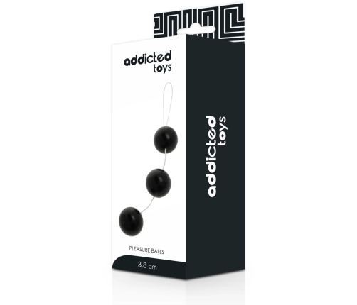 Addicted Toys Pleasure Balls ABS Intimate Bead System 15cm Black