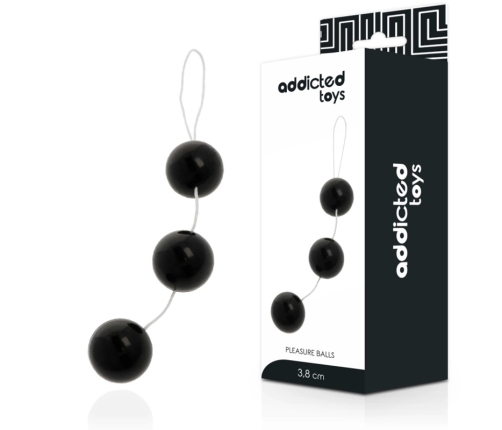 Addicted Toys Pleasure Balls ABS Intimate Bead System 15cm Black