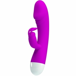 Pretty Love Smart Will Silicone Vibrator 30 Modes Rechargeable Pink