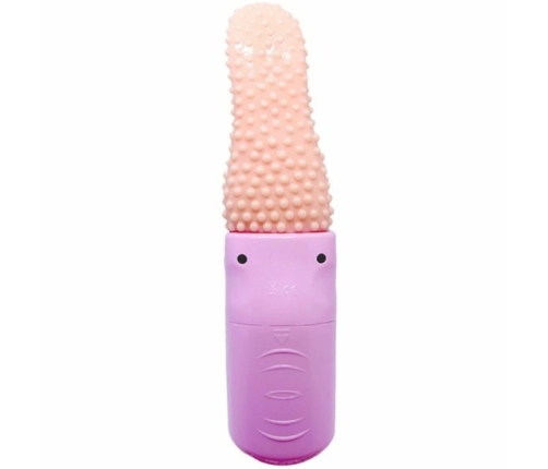 Pretty Love Smart Tongue Rotating Intimate Device USB TPR ABS Pink