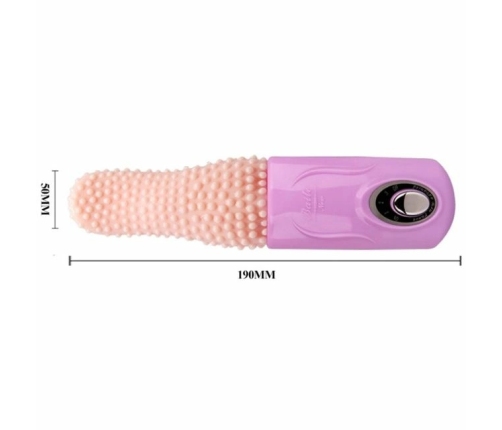 Pretty Love Smart Tongue Rotating Intimate Device USB TPR ABS Pink