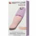 Pretty Love Smart Tongue Rotating Intimate Device USB TPR ABS Pink