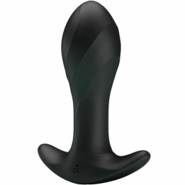 Pretty Love Black Silicone Anal Plug 12-Mode USB Rechargeable Pretty Love Black Silicone Anal Plug 12-Mode USB Rechargeable