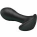 Pretty Love Black Silicone Anal Plug 12-Mode USB Rechargeable
