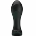 Pretty Love Black Silicone Anal Plug 12-Mode USB Rechargeable