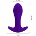 Pretty Love Lilac Vibrating Anal Plug Silicone USB Rechargeable 12 Modes