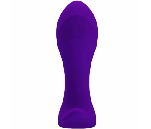 Pretty Love Lilac Vibrating Anal Plug Silicone USB Rechargeable 12 Modes