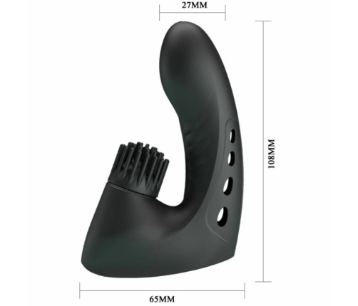 Pretty Love Magic Drill Thimble Rotating Vibrating Silicone Device USB