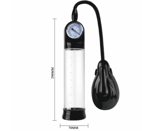 Pretty Love Alexander Automatic Vacuum System with Pressure Gauge Black