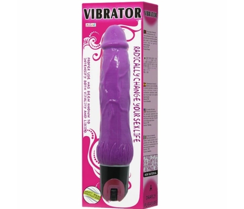 Baile Daaply Pleasure Multispeed Vibrator Purple TPR 20 cm